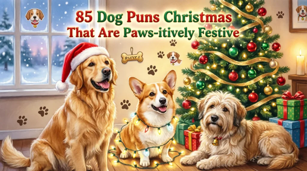 dog puns christmas