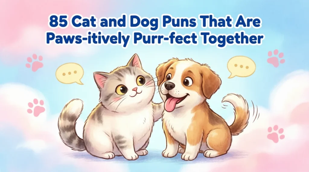 cat and dog puns