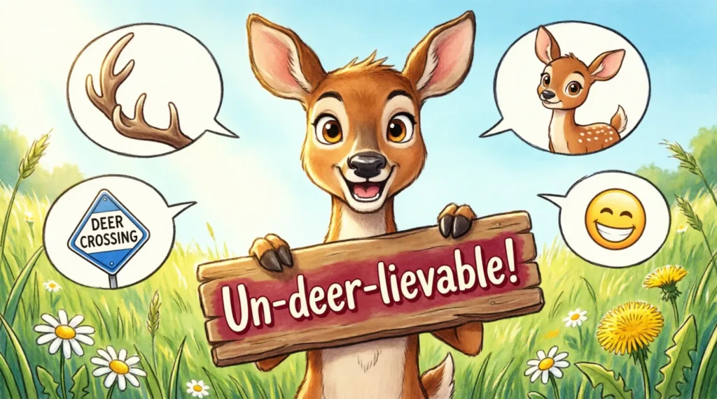 funny deer puns