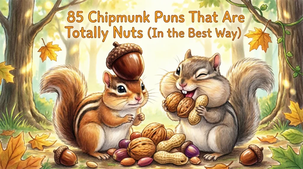 chipmunk puns