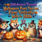 🐾🎃200animal themed halloween puns spooky funny wildly clever jokes 2026