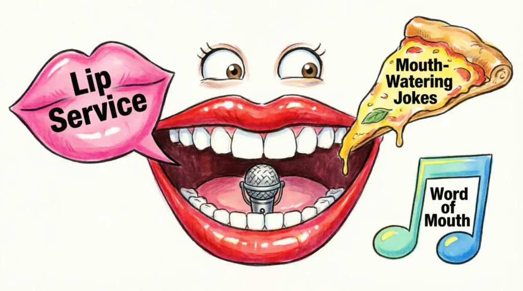 mouth puns