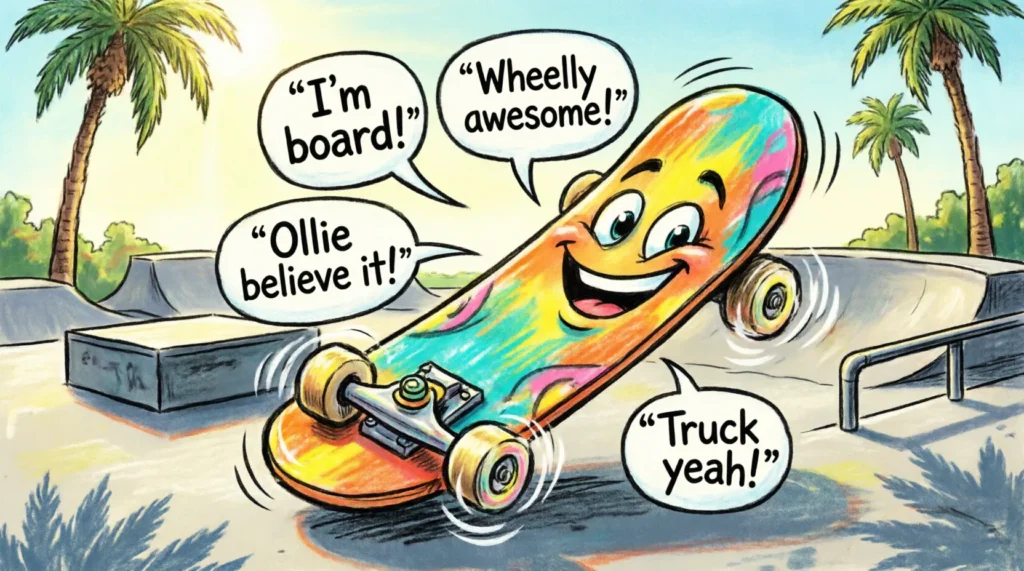 skateboarding puns