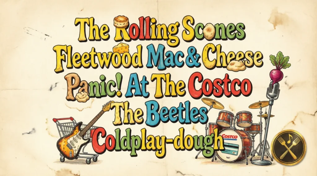 band name puns