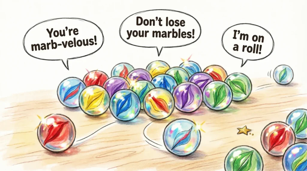 marble puns