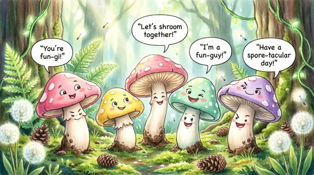 mushroom puns