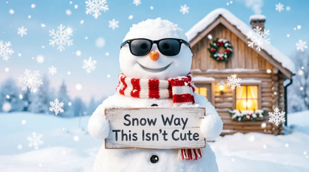 snow puns for instagram
