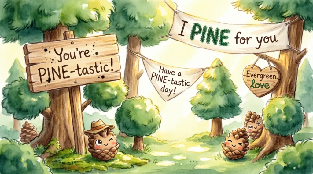 pine puns