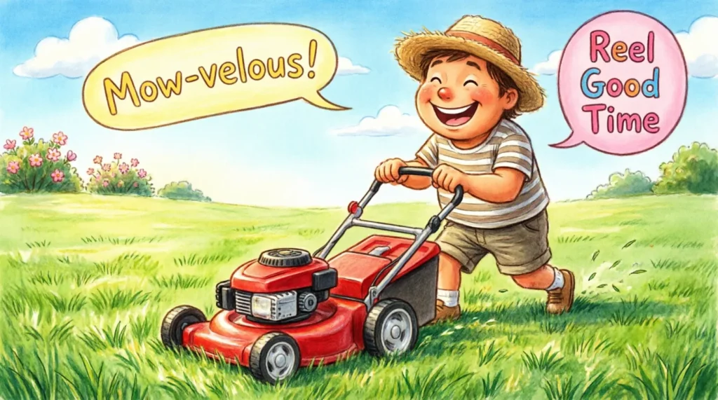 lawn mowing puns