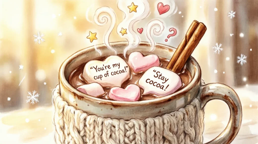 hot chocolate puns
