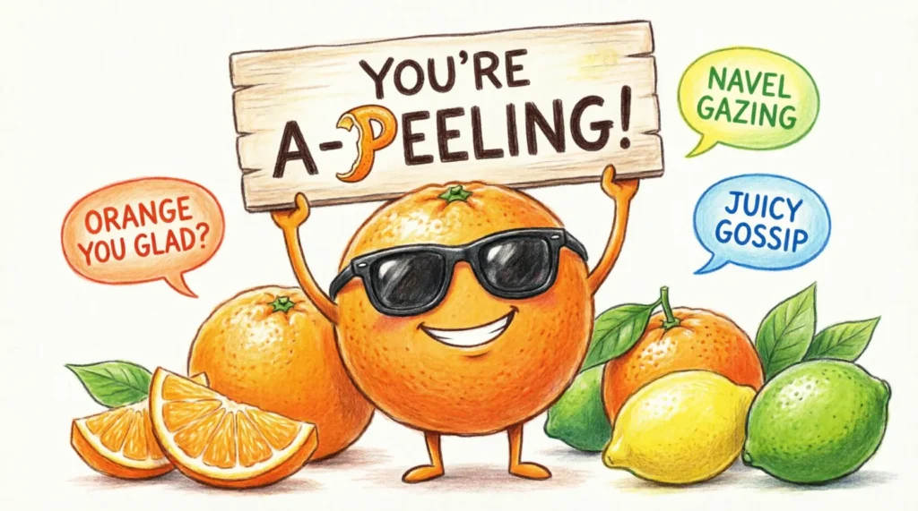 funny orange puns