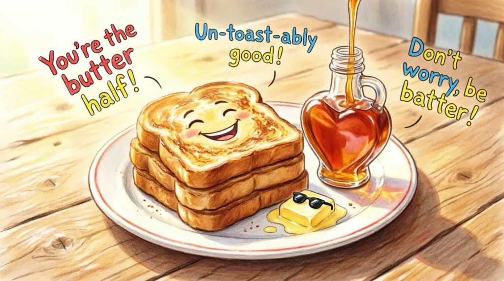 funny french toast puns