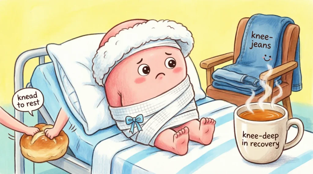 knee puns after surgery