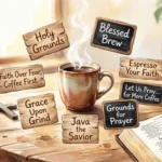 christian coffee puns