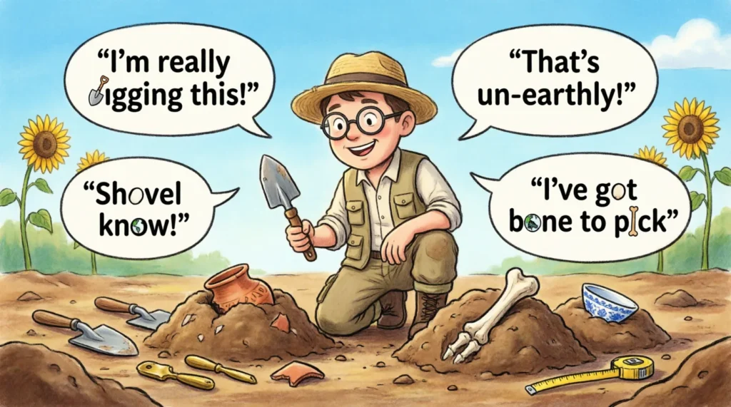 dig puns