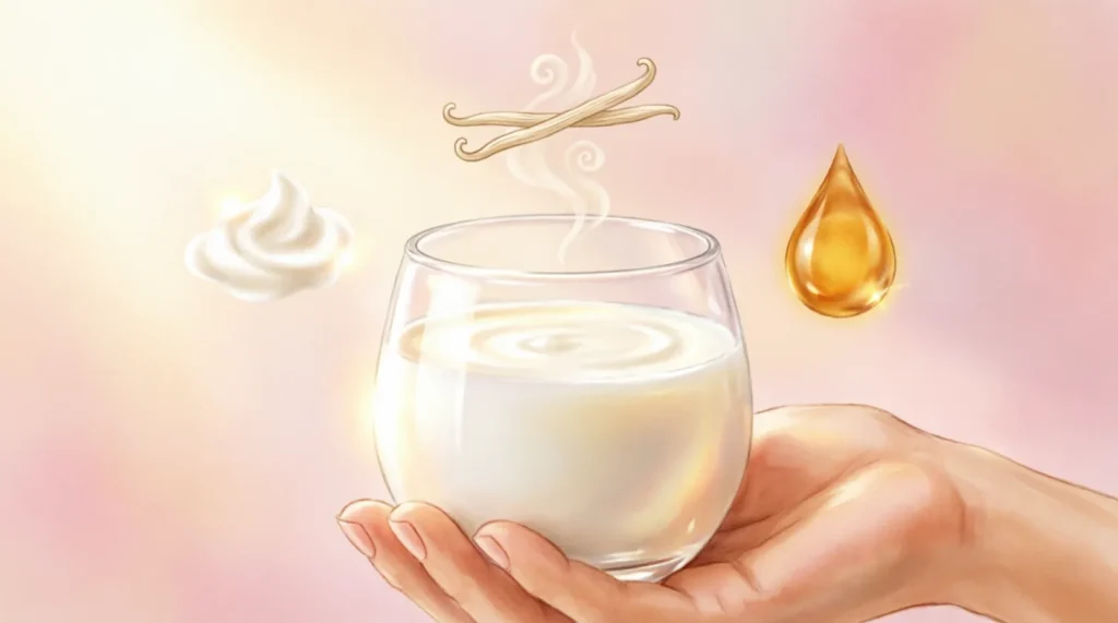 genrate a image : what does breast milk taste like