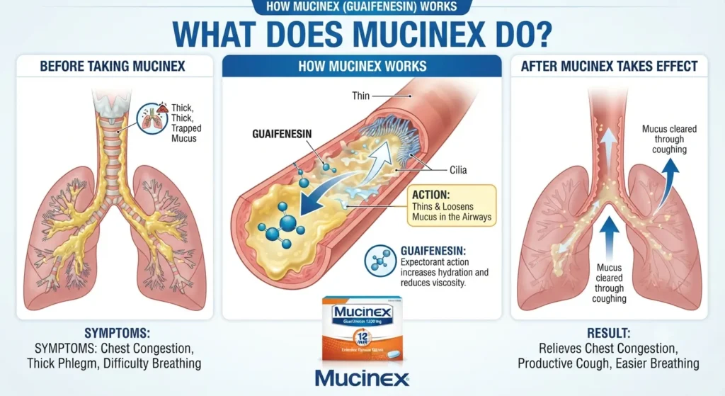 what does mucinex do